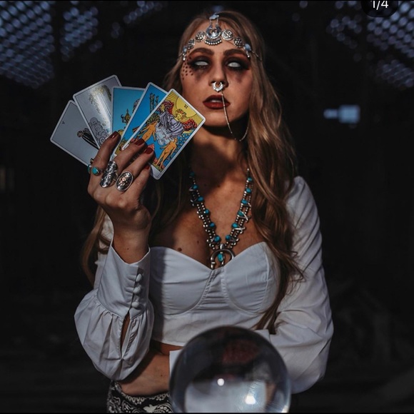 Nasty Gal Tops - White long sleeve crop top